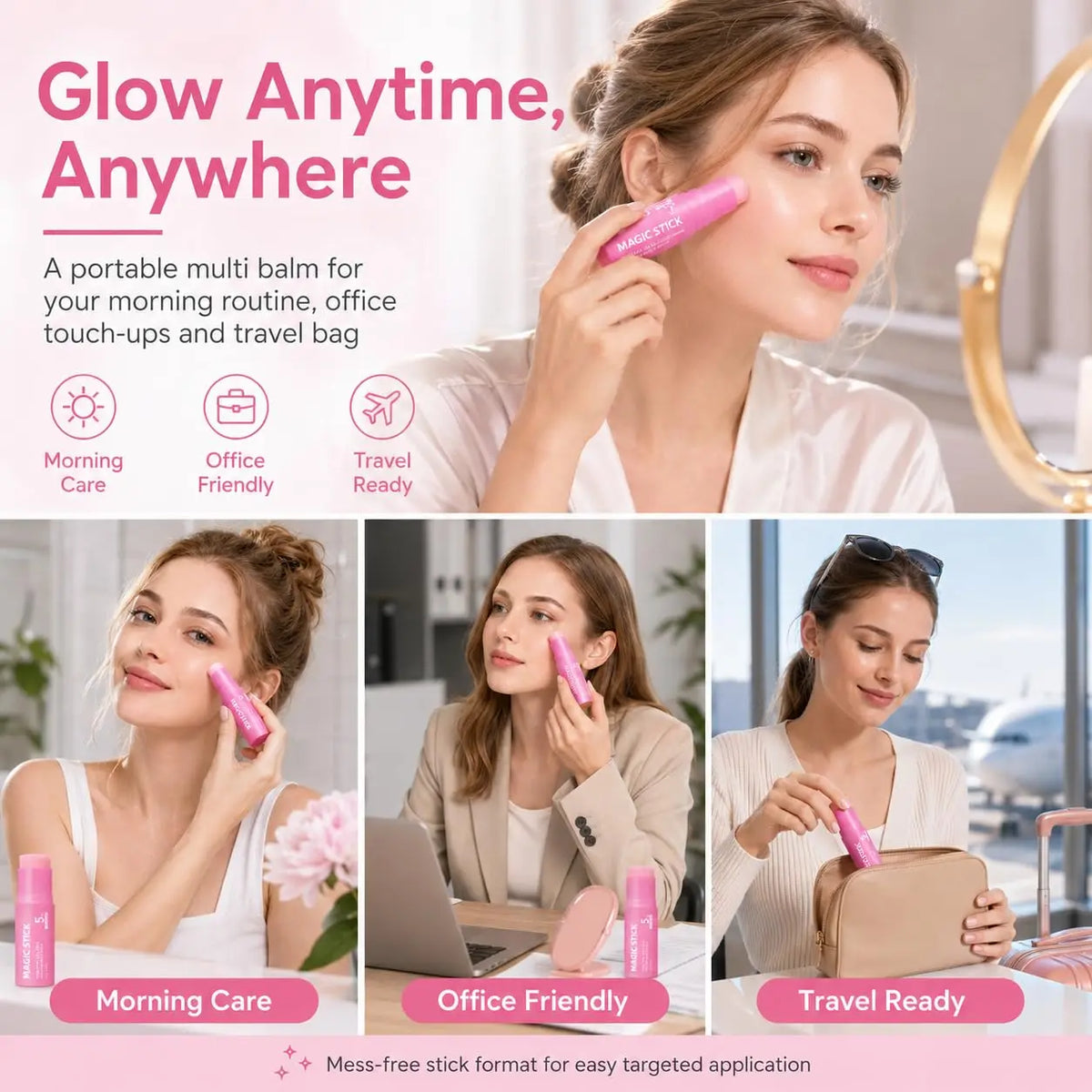 PDRN Pink Collagen Volume Multi Balm Stick Face & Body Balm